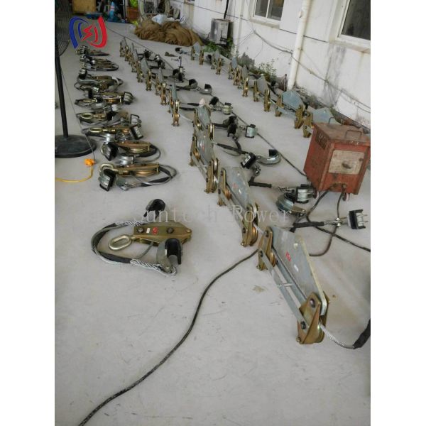 Quick-Adjust Multiple Fission Conductor Lifter with 120-250mm Hook Slots and 2x12-8x40KN Rated Load