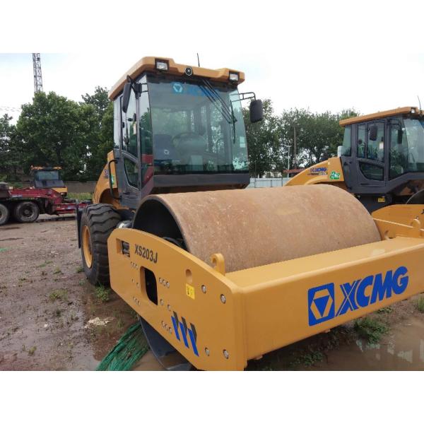 20-Ton Operating Weight 128kw Rated Power Road Roller with 40cm Compaction Depth Single Drum Vibratory Roller