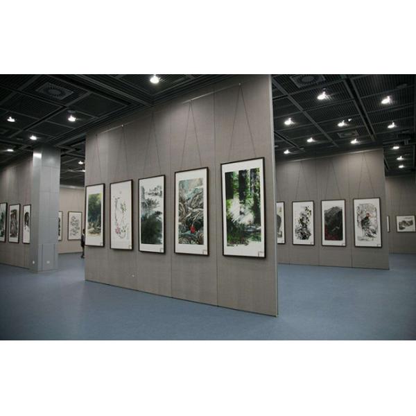 Sliding 2M Commercial Full Wall Room Dividers For Art Gallery