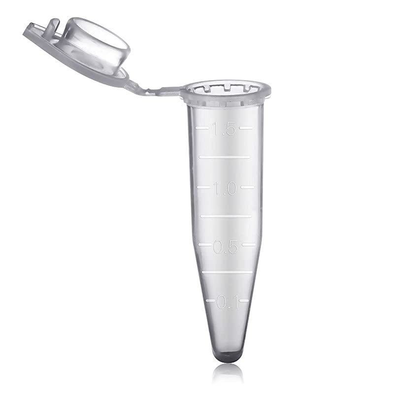 Micro Centrifuge Tube 0.5ml 1.5ml Lab Supplies with Transparent Scale Sterile PP Material for PCR Laboratory Testing Tubes