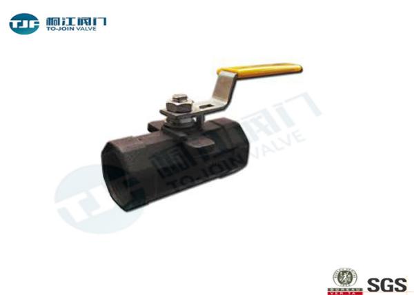 1 Piece Reduce Port Industrial Ball Valve Carbon / Stainless Steel DIN259 2999