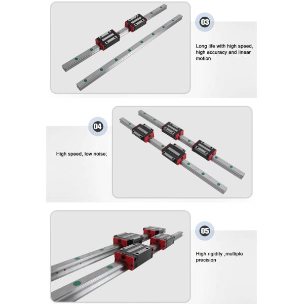 Manufacturing Plant Low Noise Aluminum Linear Guide Rail for CNC Machine