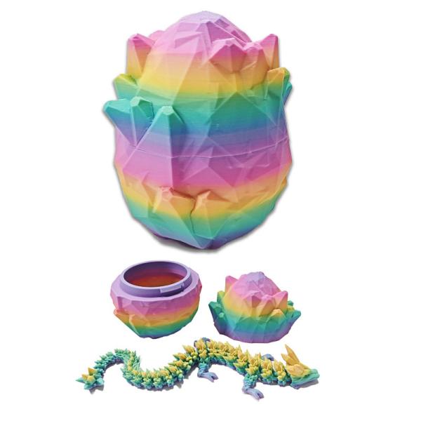 PINRUI 3D принтер Филамент PLA Rainbow 1,75 мм 1 кг Многоцветный подходит для большинства FDM принтеров