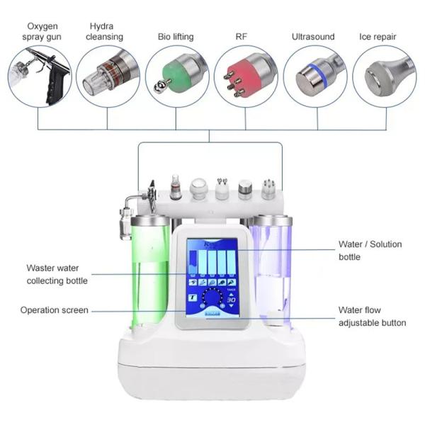 Diamond Microdermabrasion Machine Facial Spray portatif pour le centre de beauté