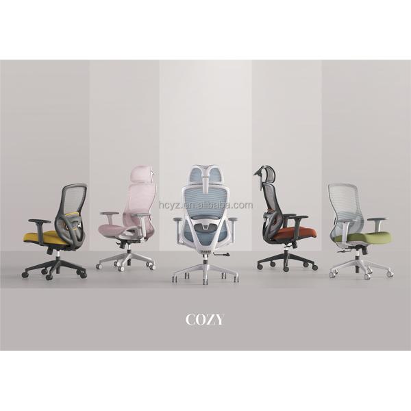 Luxury Executive Swivel Office Chair Easy Installation High Loading Capacity