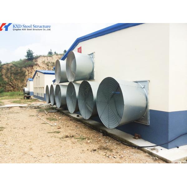 Broiler Poultry Prefab Houses Steel Structure Fully Automated Chicken Farming Equipment