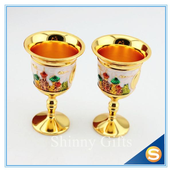 Shinny Gifts New Home Ornament Gift Set Handmade Enamel Metal Craft Decorations Russian Castle Style TXX