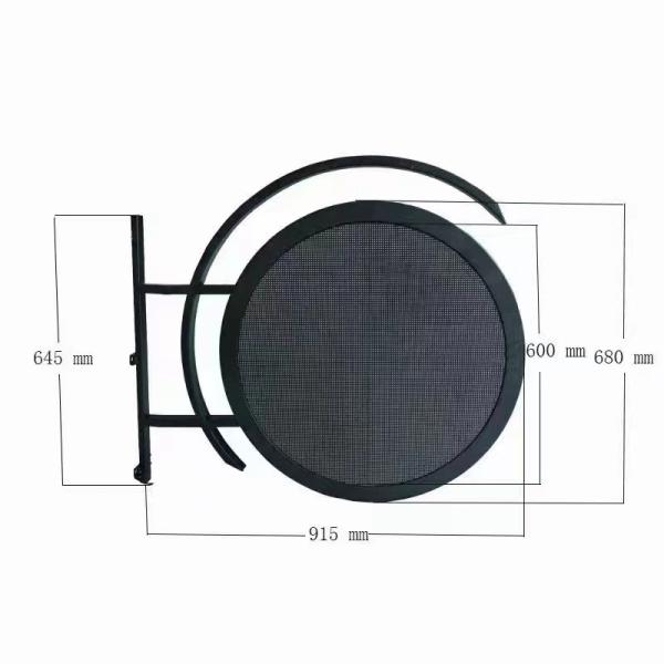Indoor Outdoor Round Shape circle led display Front Service Maintenance Full Color