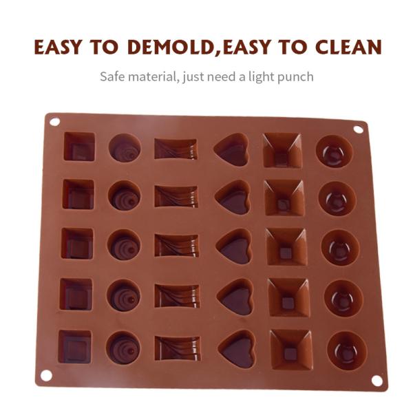 Multi Shapes Silicone Molds Perfect for Making Custom Chocolate and Jelly Bean Molds