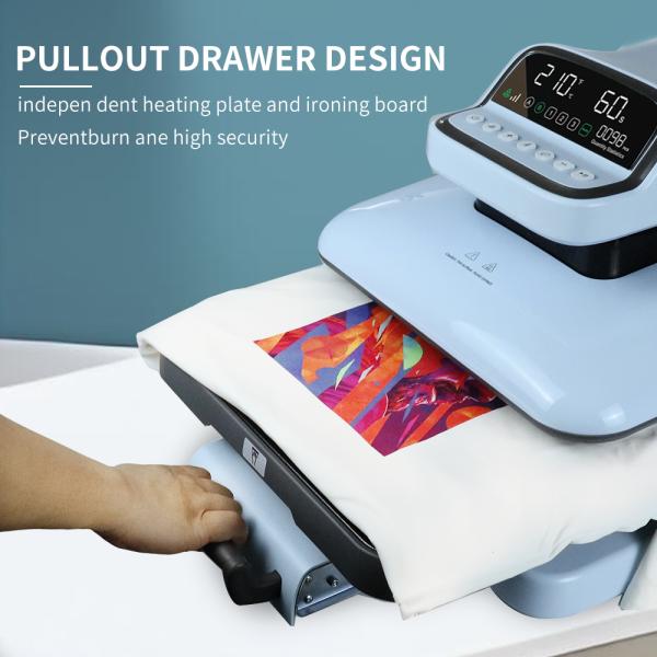 Sublimation Flat Heat Transfer Press Machine DIY Personalized Logo Printing Heat Press