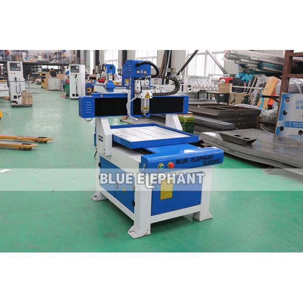 ELECNC- 6060 Mini Advertising CNC Router with Moving Table for Carving Plywood