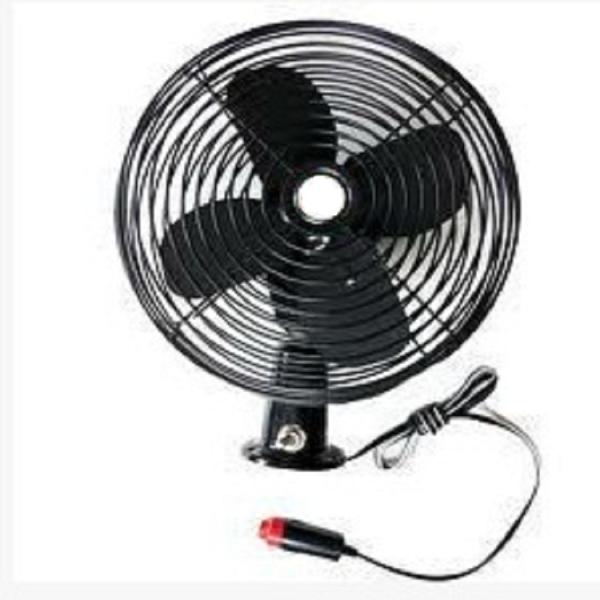 Metal Car Cooling Fan 12V / 24V Screw Mounting With 1 Year Warranty