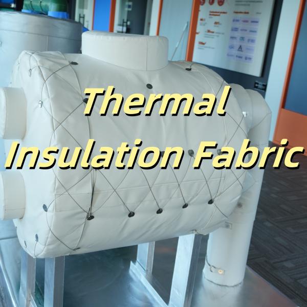 Tissu isolant à haute température 200-2000 g/m2 pour tuyaux et réacteurs