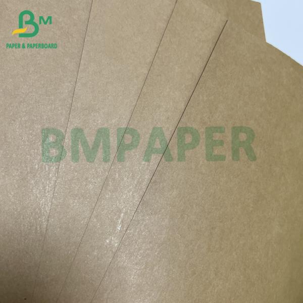 Пакет быстрого питания коричневая крафт 270 гм жироустойчивая PE покрытая бумага