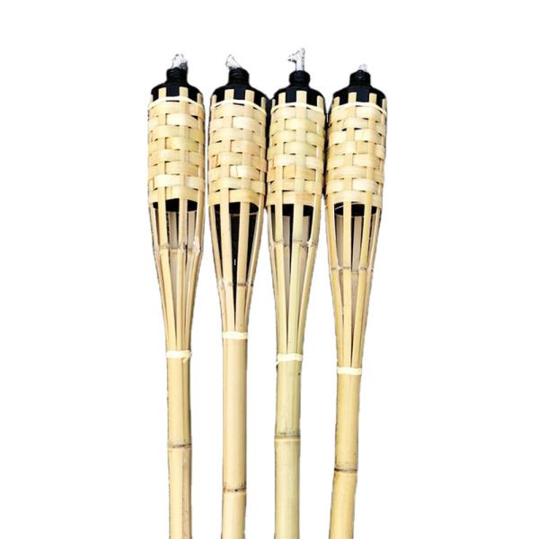 факел 120cm естественный бамбуковый для фестиваля празднует, партия Luau, на открытом воздухе освещение