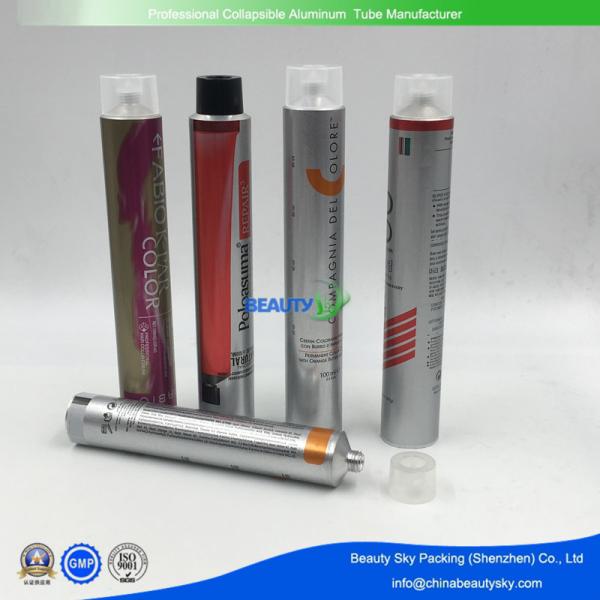 Silver painting for colorful Hair  dying cream  Dia. 30mm Aluminum tube   for  European market