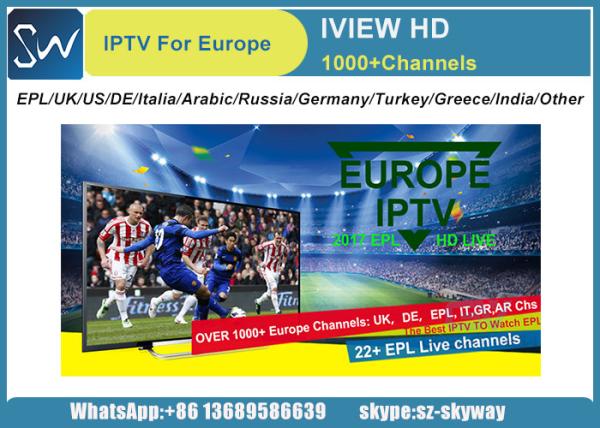 Iview HD IPTV Europe EP L for  Android TV Box