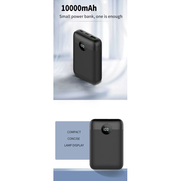 Besiter Portable Fast Charging Power Bank High Capacity LED Display USB Type-C