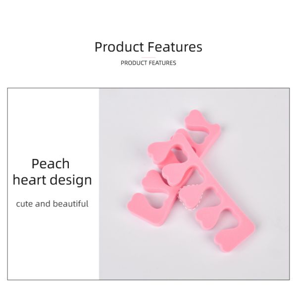 Toe Separators for Pedicure Sponge Toe Separator for Nail Polish Party Nail Art Painting Toenails