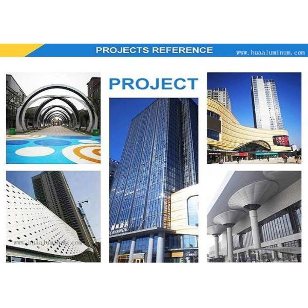Antibacterial 1.22x2.44m Aluminium Curtain Wall Panel For Facade