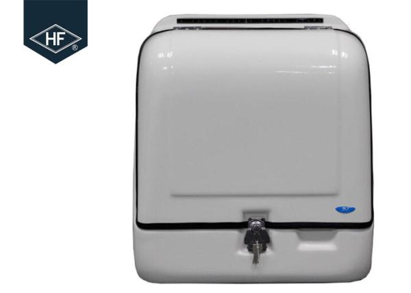 Waterproof Insulated Motorcycle Delivery Box , 113L White Motorbike Pizza Delivery Box