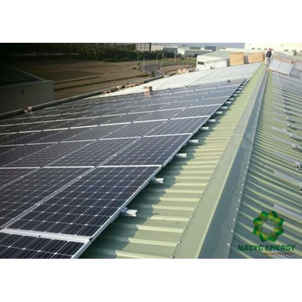 Кронштейны крыши легких систем установки ПВ рельса краткости крыши металла установки солнечные