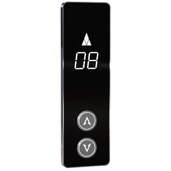 Чёрный затвердевший стеклянный лифт Touch Lop Panel Classic Lift Part