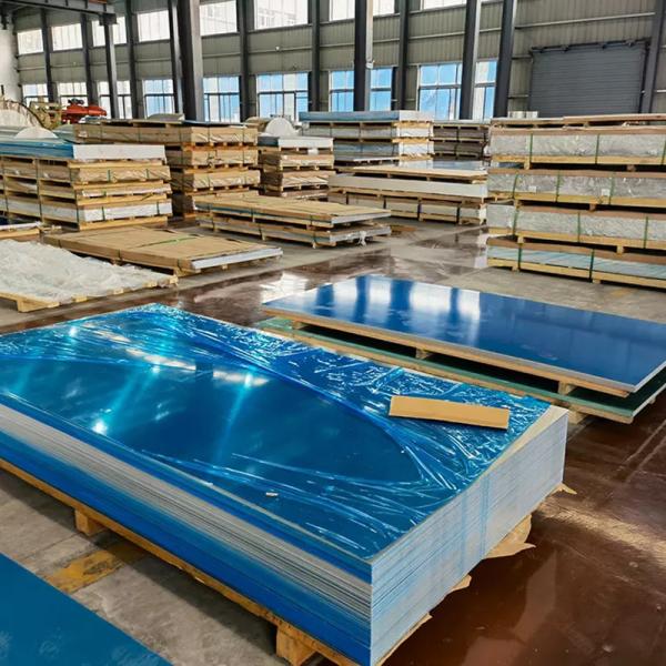 100mm Coated Metal Aluminum Sheet Plate O - H112 Mill Finish Building Supplies