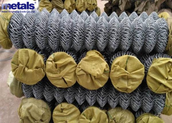 Galvanized Chain Link Mesh Fence 50x50mm 1.8m Height for Stadium