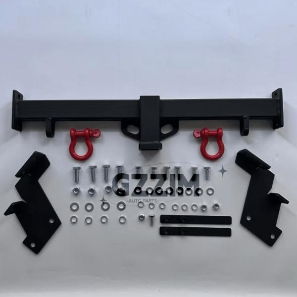 Suzuki Jimny 2019+ en acier inoxydable Bar de remorquage arrière du pare-chocs avec D-rings