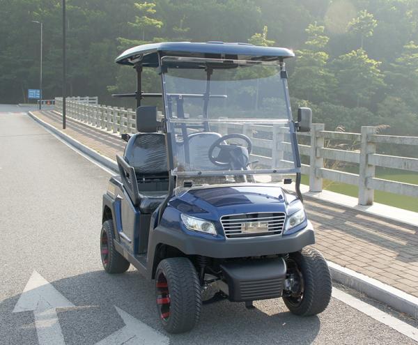 Aluminum Chassis Electric Golf Buggy ADC 48V 3.7KW Motor 60-80KM Endurance