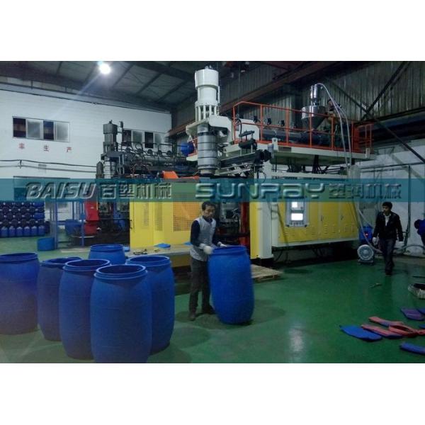 Open Top Extrusion HDPE Blow Molding Mahcine For 200 Litre Blue Plastic Barrel