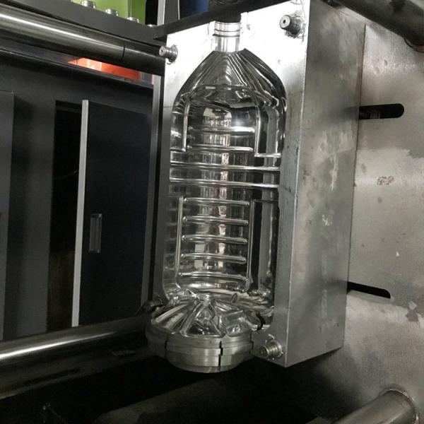 Stretch 1 Liter Small Pet Plastic Mineral Water Bottle Making Machine with DELTA PLC