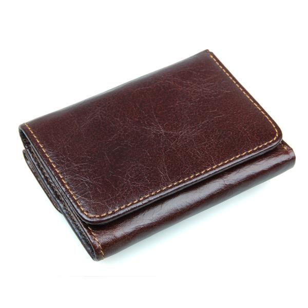 PU Leather Men's Wallet 2024 Customized with Storage Convenience and Polyester Lining