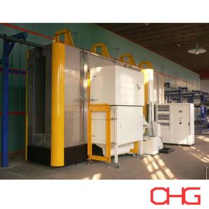 Automatic Stainless Steel Powder Coating Booth With Customized Techcnical Data