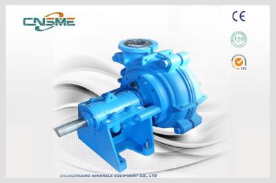 Closed Impeller 4 Inch Rubber Lined Slurry Pumps Handleing Abrasive Slurries