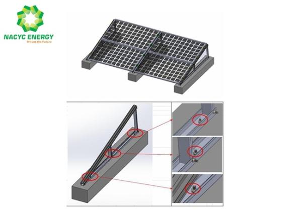 Ground Mounted Flat Roof Solar Mounting System Solar Panel  Support system Solar Bracket Energy Solar