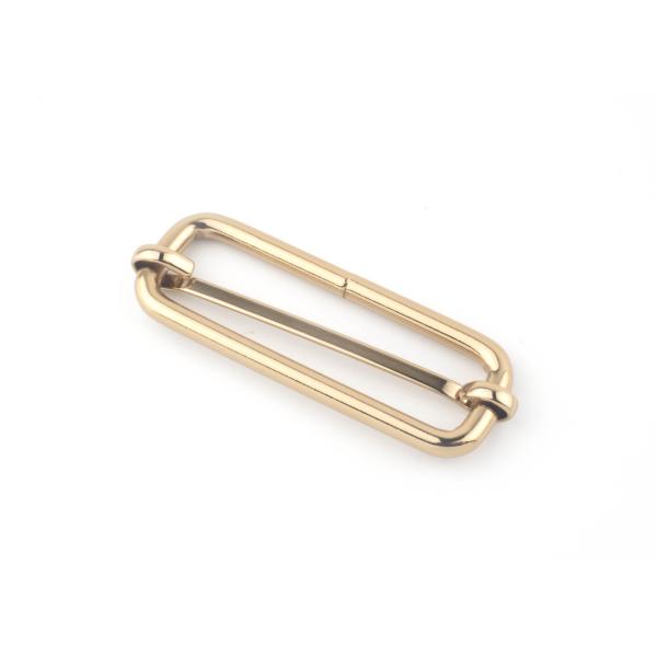50mm Inner Brass Center Bar Buckle , OEM Or ODM 2 Inch Center Bar Buckle