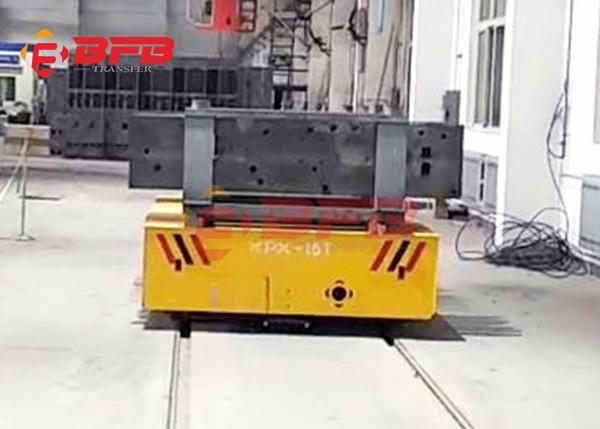 Trole de transferência do trilho da resistência térmica, aço pesado carro motorizado de transferência do trilho