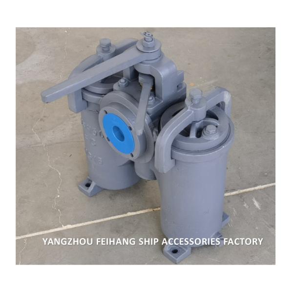 Crépine d'huile duplex de type H Jis F7208-Crépine d'huile duplex marine Jis F7208-Crépine d'eau duplex