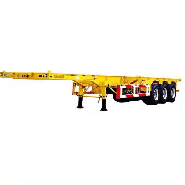 Cimc New 3 Axle High Load Heavy Duty Container Transport Semi Trailer