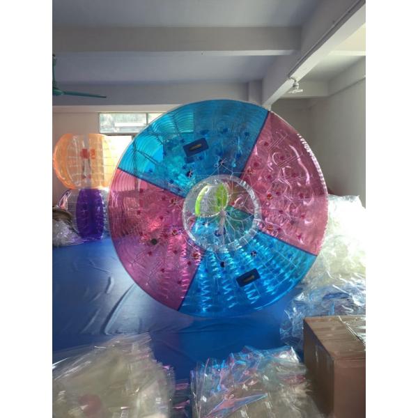 Commercial Polyether TPU Jumbo Water Rolling Inflatable Ball / Tube Toys