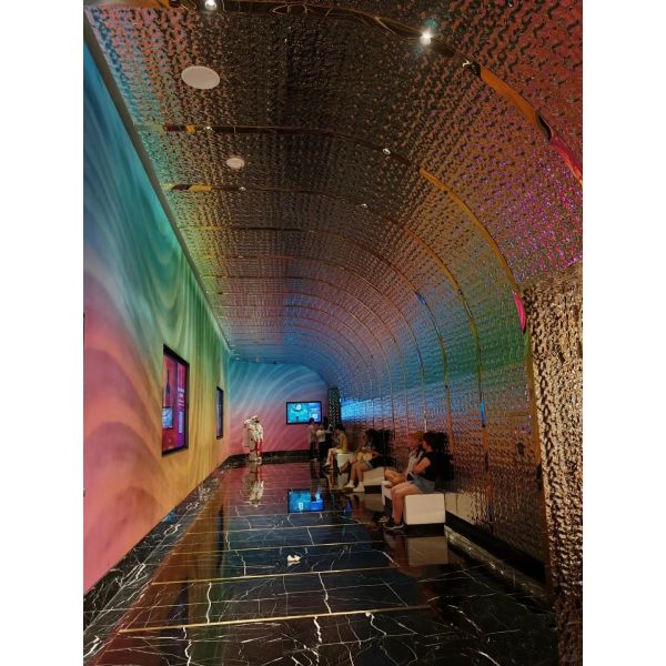 Lightweight Water Ripple Stainless Steel Sheet Easy Install For Ceiling / Wall Decor