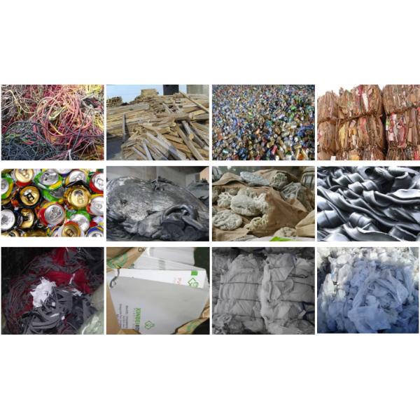 Rubber Metal Shredder Plastic Recycling Machine with and Small Scraps Weight T of 2.5