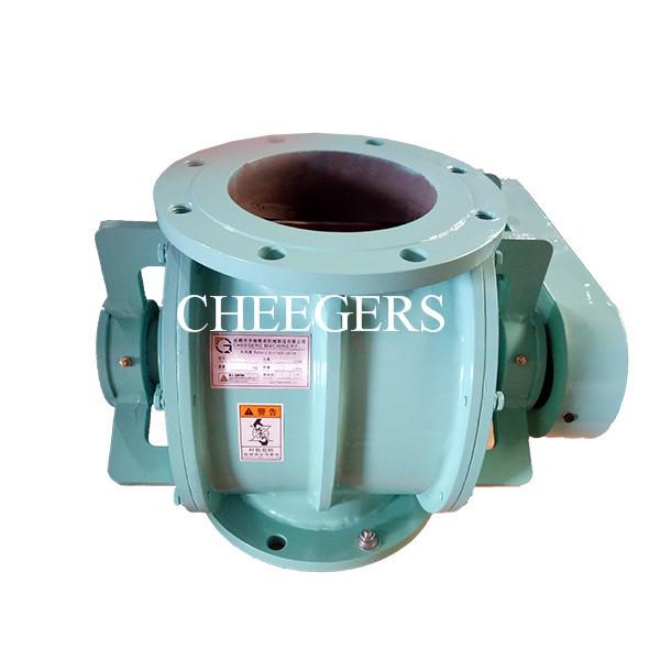 DN150 Material Handling Valve 8 Blades Direct Drive 6 Tons/h