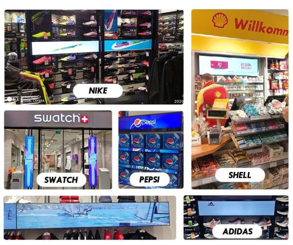 VETO 16,4 pouces affichage LCD à bande ultra large Écran publicitaire pour le supermarché