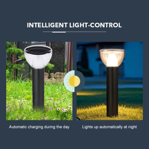 Long Lifespan Solar LED Lawn Light for Lawn Landscape Lighting