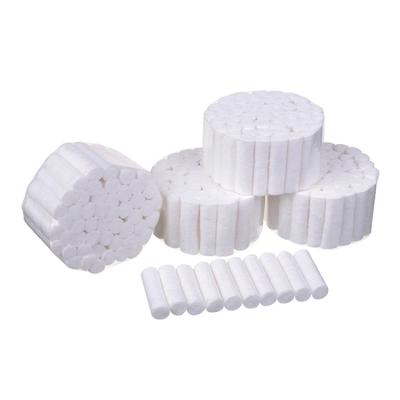 Algodão 500rolls/Bag Rolls dental macio descorado de 8X38mm