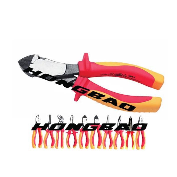 6  VDE Hand Tools Insulated Long Round Nose Pliers 1000 Volt Insulated Tools
