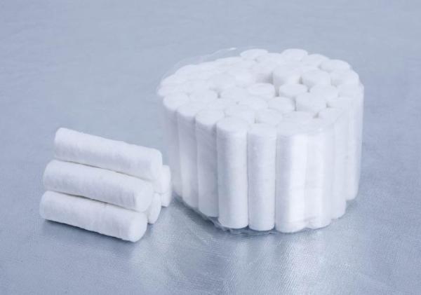 Disposable Dental Cotton Roll , Surgical Sterile Absorbent Cotton Roll